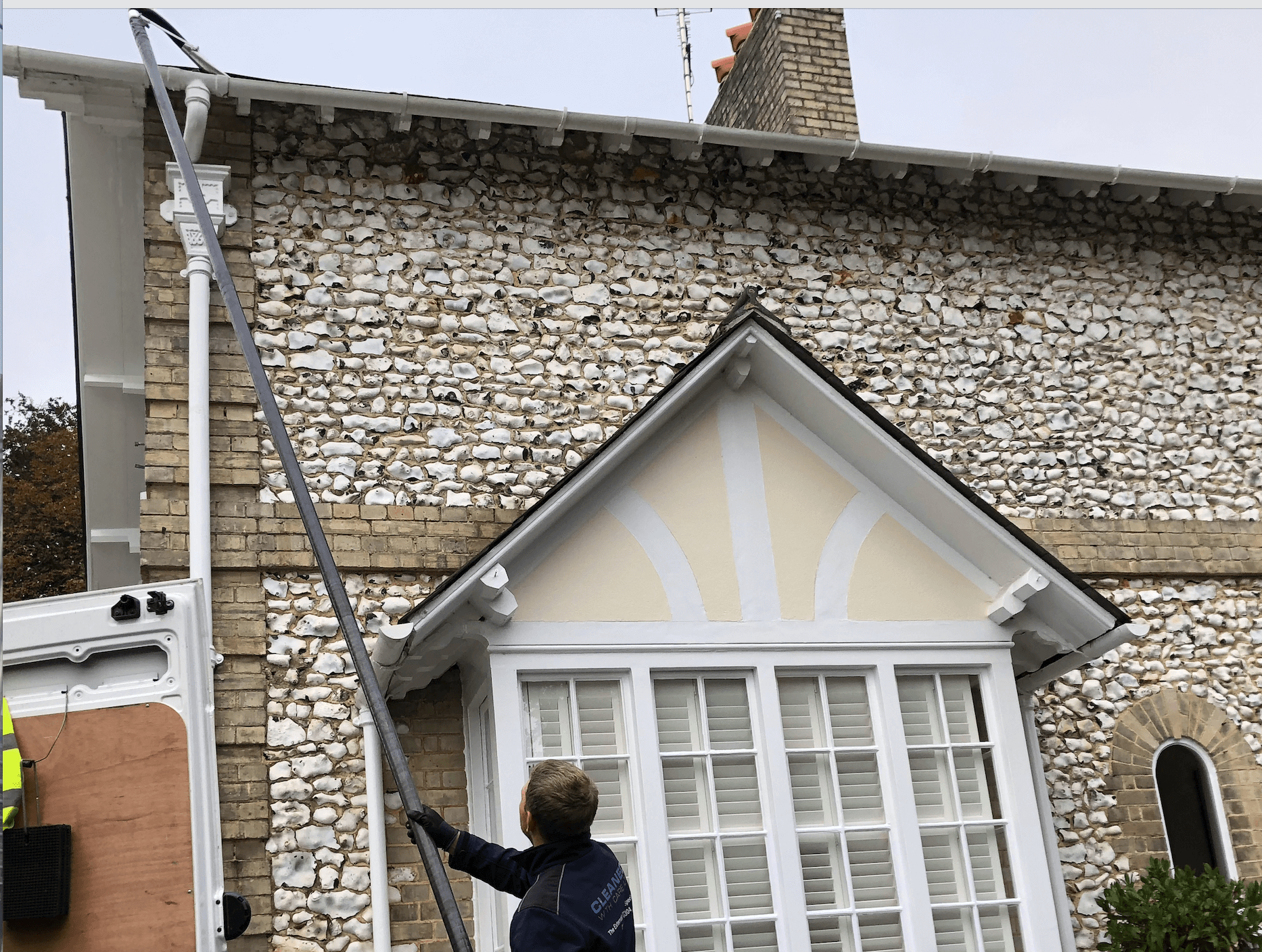 Professional gutter cleaning tools and equipment used by The Roof Moss Cleaners in Potton